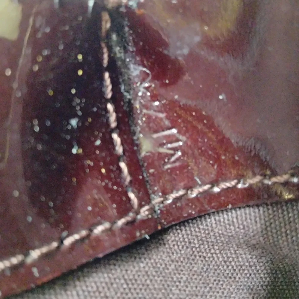 ✨ LOUIS VUITTON ✨ Authentic Monogram Vernis Wilshire PM Handbag Amarante Purple - Picture 15 of 16